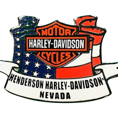 Henderson Harley-Davidson Pin - American Flag