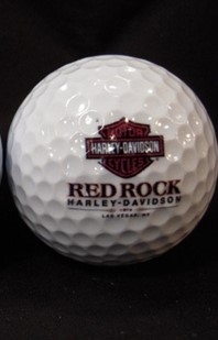 Red Rock Harley-Davidson 'Ride Harder' Bar  &  Shield Golf Ball