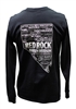 Men's Longsleeved Grey Red Rock Harley 'Nevada' Tshirt