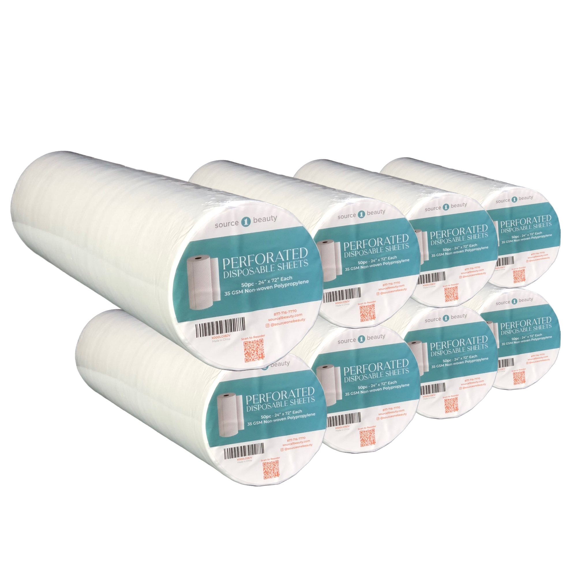 NATURABLEND DISPOSABLE BED COVER ROLLS