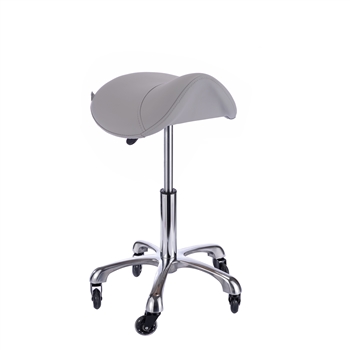 SPA NUMA Saddle Stool with Metal Base - USA-1010A-Silver