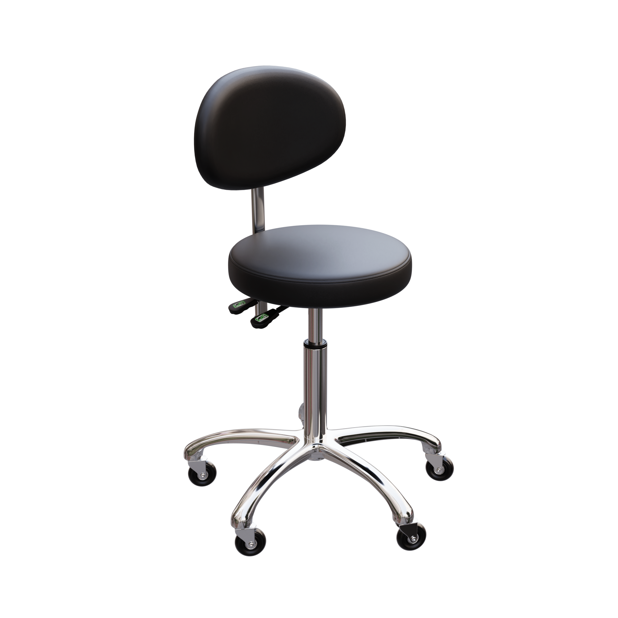 Stool with Flat Backrest  - 1025C