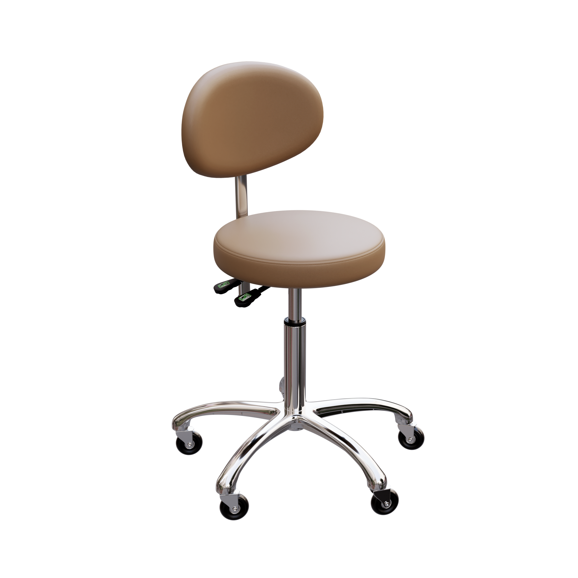 Stool with Flat Backrest  - 1025C