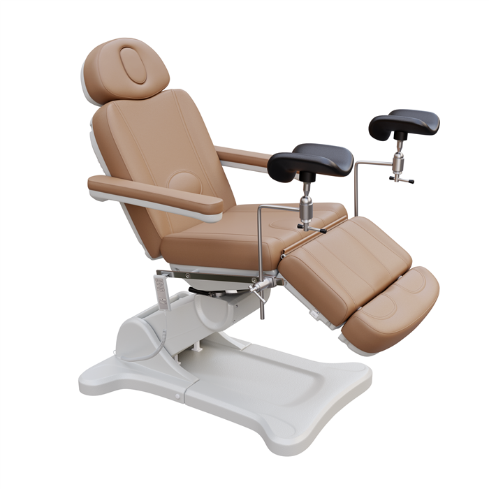 Spa Numa Swivel Chair with Stirrups 2246B SU White