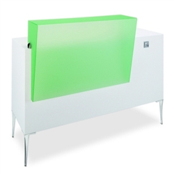 Saleya Plexi 100 Reception Desk by Gamma & Bross Spa, Gamma & Bross Receptionist Desk, Gamma and Bross Receptionist Desk