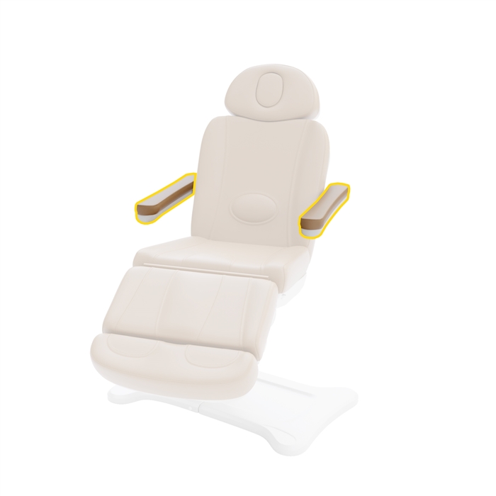 Spa Numa Swivel Chair Armrest Complete