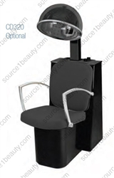 Pibbs 3765 Pisa Dryer Chair - Black Steel Base