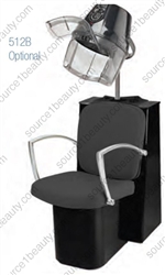 Pibbs 3766 Pisa Dryer Chair - Black Steel Base