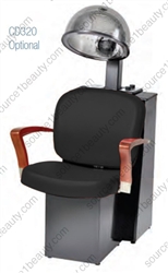 Pibbs 3869 Verona Dryer Chair - Black Steel Base