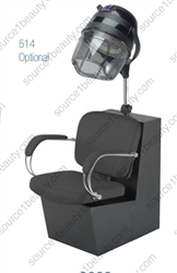Pibbs 3963 Latina Dryer Chair - Black Laminate Base