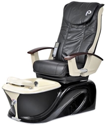 Pibbs PS60-3 Siena Turbo Jet Pedi Spa - Shiatsu Massage (Black W/ Beige Accent)