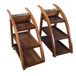 Touch America Teak Service Trolley