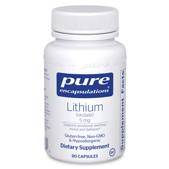 Lithium Orotate by Pure Encapsulations from Marty Ross MD Supplements