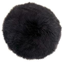 Round Sheepskin Pillow