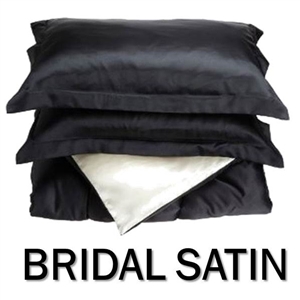 Bridal Satin Round Bed-In-A-Bag