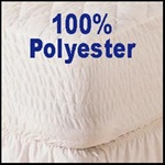 100% Polyester Round Mattress Pad