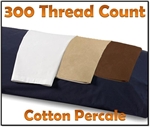 300TC Cotton Percale Body Pillow Case