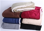 Round Sherpa Fleece Blanket