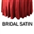 Bridal Satin Round Bedskirt