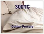 300TC Cotton Percale Round Duvet Cover