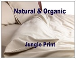 Natural & Organic Jungle Print Round Duvet Cover