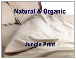 Natural & Organic Jungle Print Round Duvet Cover