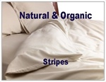 Natural & Organic Stripped Round Duvet Cover