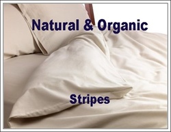 Natural & Organic Stripped Round Duvet Cover