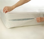 Evette Stretch Knit Dust Mite + Allergy Round Mattress Encasement