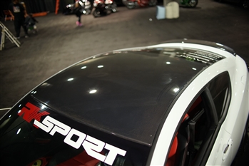 RK Sport Genesis Coupe Carbon Fiber Roof Overlay