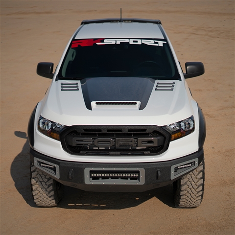 2019-Up Ford Ranger V2 CF Blister Ram Air Hood