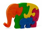 Elephant with Baby Puzzle