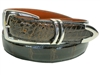 Alligator Belt 1 3/16" with Scottsdale Silver-Plated Buckle Set