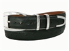 Ostrich Belt with 1 3/16" Sterling Silver Sierra Vista Buckle Set