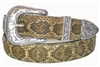 Rattlesnake Belt 1 3/16" with Taos Buckle Set