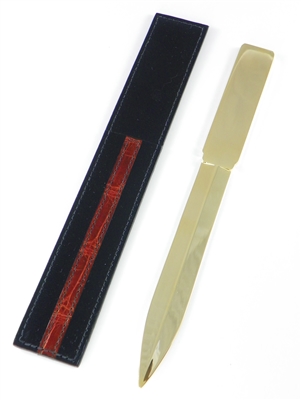 Alligator Accents Letter Opener in Sheath DISCONTINUED