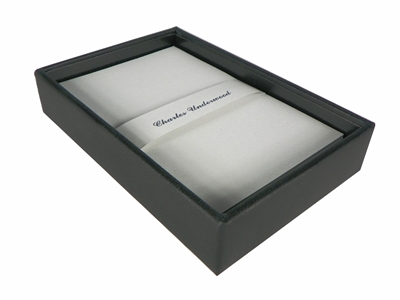 British Lamb Leather Memo Box with 4x6 Paper
