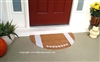 Football Half Moon Custom Handpainted Sports Welcome Doormat by Killer Doormats