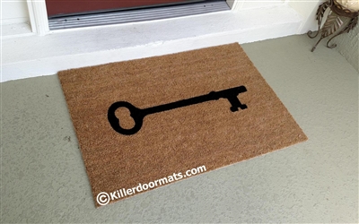 It's Just a Simple Key Custom Handpainted Welcome Doormat by Killer Doormats
