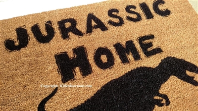 Jurassic Home Custom Doormat by Killer Doormats