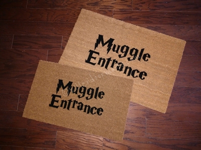 Muggle Entrance Fandom Custom Doormat by Killer Doormats