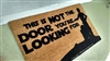 This Is Not The Door You're Looking For Custom Handpainted Fandom Doormat by Killer Doormats, Version 2