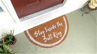 Stay Inside the Salt Ring Half Moon Custom Handpainted Fandom Welcome Doormat by Killer Doormats