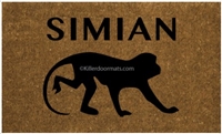 Simian Custom Doormat by Killer Doormats