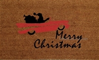 Merry Christmas V8 Santa Custom Doormat by Killer Doormats