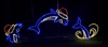 Jumping Dolphins with Santa Hat Animated