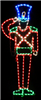 Soldier Saluting Animated XLarge LED