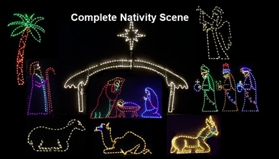 Complete Nativity Scene