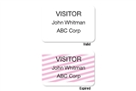 ONEstep Self-expiring TIMEbadge Adhesive Blank One Day Expiration - Thermal Printable.  Pkg of 500.