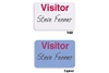 Manually-issued LIGHTbadge Expiring Badge, Pre-printed W/ "VISITOR".  Pkg of 1,000.